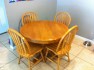 Selling Oak Four Chair Dinning Table Set